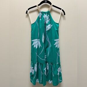 Teal Collection Metallic Strap Midi Dress